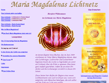 Tablet Screenshot of lichtnetz-maria-magdalena.de
