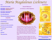 Tablet Screenshot of lichtnetz-maria-magdalena.eu